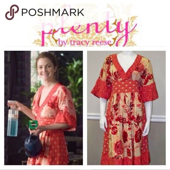 Plenty by Tracy Reese “Empress” Silk Kimono Dress – Anthropologie Icon (Size 6) - Picture 3 of 4